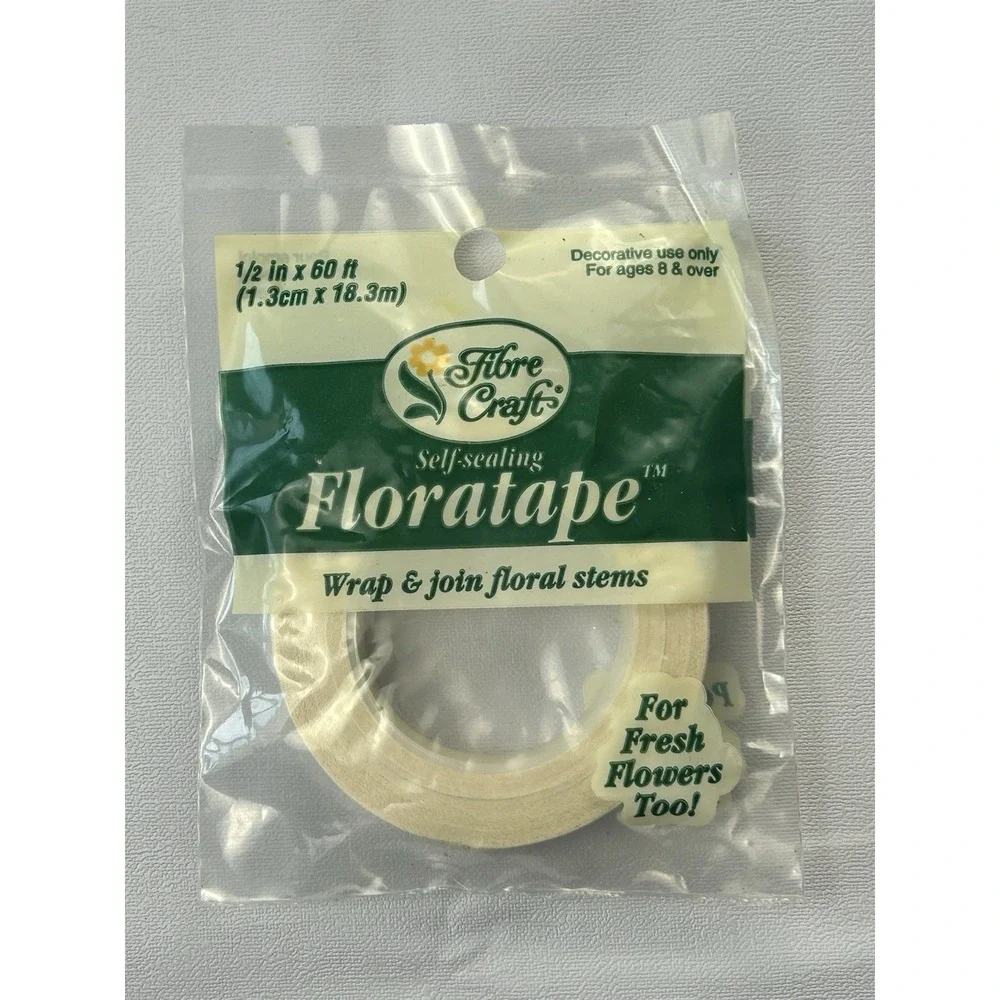 Vintage 1997 Fibre Craft Floratape 1/2